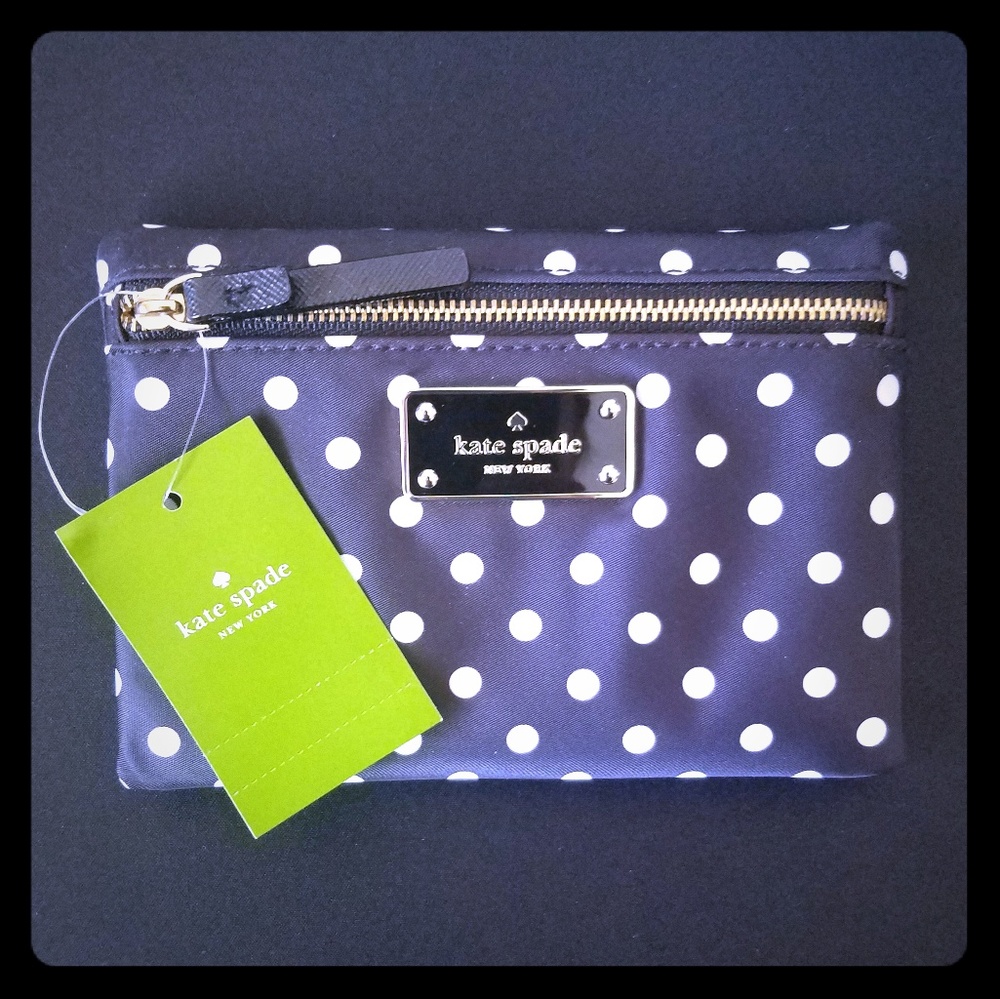 NWT Kate Spade Blake Avenue Polka Dot Wallet